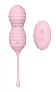 Dream Toys Pleasure Balls & Eggs Beehive Pink - wibrujące jajko (różowy)