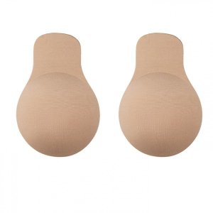 Bye Bra Fabric Pull-Ups Nude XL -osłonki samoprzylepne podnoszące biust (cieliste) 