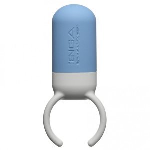 Tenga SVR Smart Vibe Ring One Blue - pierścień erekcyjny dla par (niebieski)
