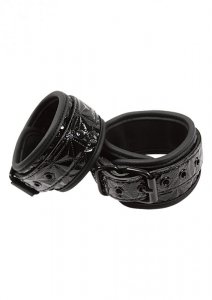 SINFUL WRIST CUFFS BLACK - kajdanki (czarne)