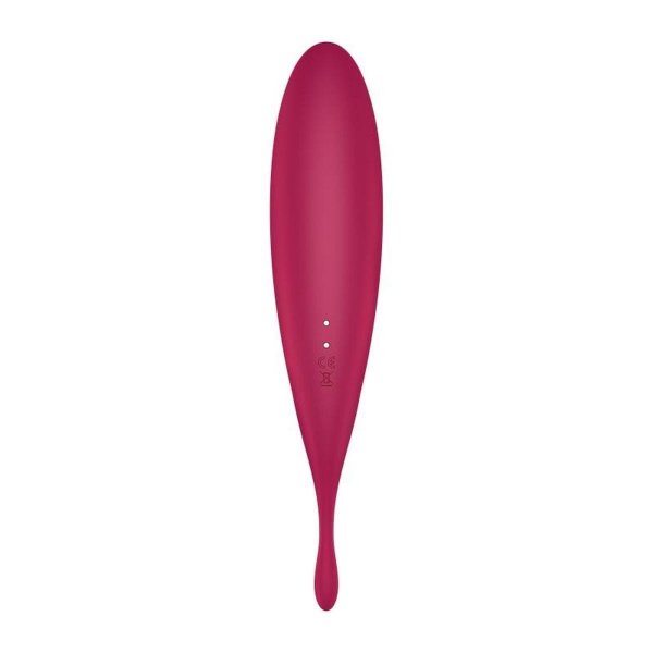 Satisfyer Twirling Pro Connect App dark red - masażer łechtaczki (czerwony)