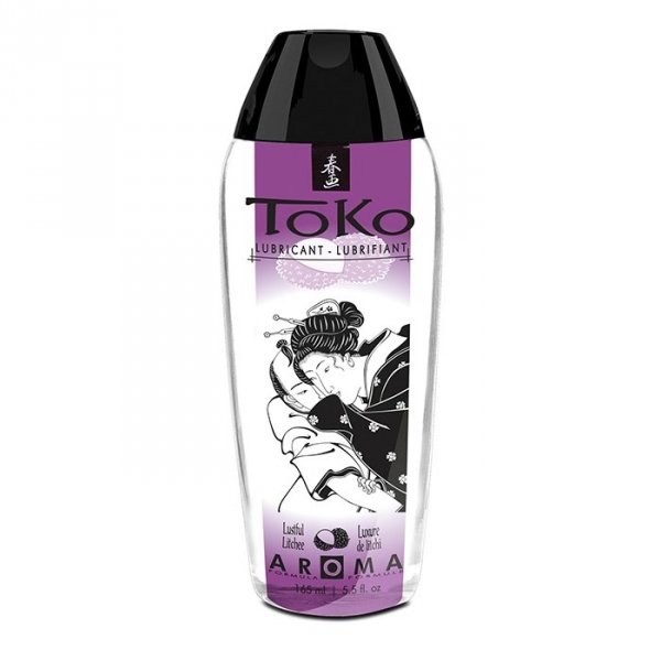 Shunga - Toko Lubricant Lustful Litchee 165 ml lubrykant na bazie wody o smaku liczi
