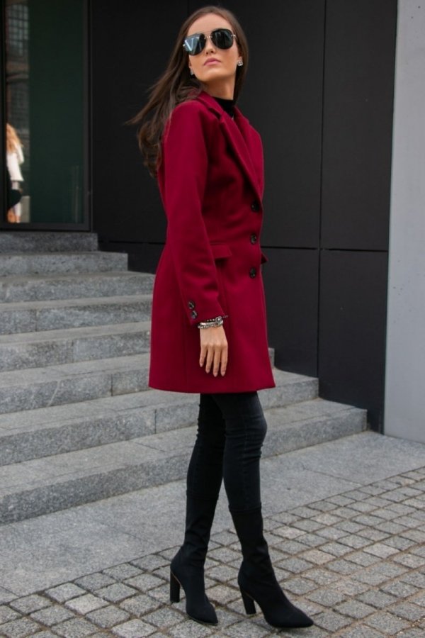Roco Fashion 0012 płaszcz 36 (bordowy)