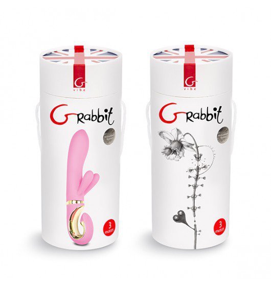 Gvibe Grabbit - Wibrator Króliczek (różowy)