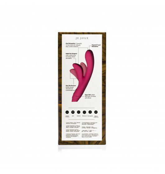 Je Joue Flex Rabbit Vibrator Fuchsia - wibrator króliczek (fuksja)