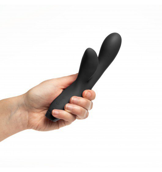 Je Joue Hera Flex Rabbit Vibrator Black - wibrator króliczek (czarny)