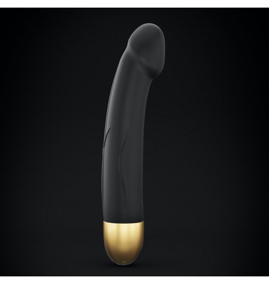 Dorcel Real Vibration M 2.0 - wibrator klasyczny (czarno - złoty)