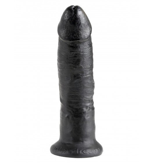 King Cock duże czarne dildo - 9'' Cock sztuczny penis (czarny)