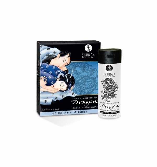 Shunga Dragon Sensitive Cream  60 ml - Stymulujący krem dla par
