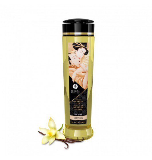 Shunga Erotic Massage Oil Desire / Vanilla 240ml - olejek do masażu (o zapachu wanilii)