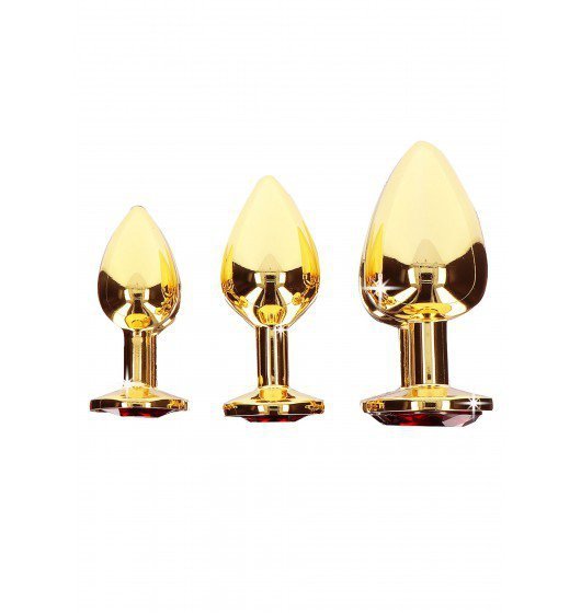 Taboom Butt Plug With Diamond Jewel Gold S - korek analny (złoty)