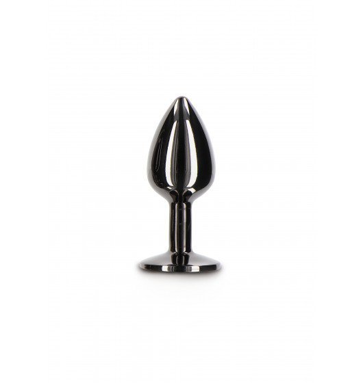 Taboom Butt Plug With Diamond Jewel Silver S - korek analny (srebrny)