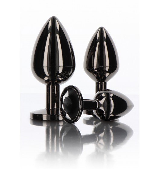 Taboom Butt Plug With Diamond Jewel Silver S - korek analny (srebrny)