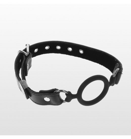 Taboom Open Ring Gag - knebel (czarny)