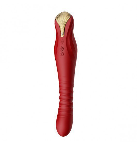 Zalo King Vibrating Thruster - wielofunkcyjny wibrator ekskluzywny (czerwony)