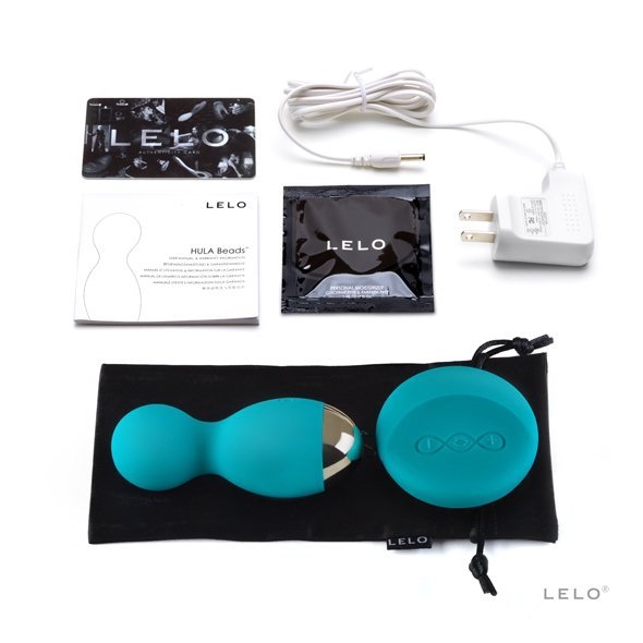 LELO Hula Beads - Wibrujące Jajko (oceaniczny błękit)