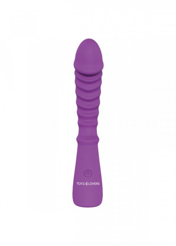 Wibrator-VIBRATORE DESIGN ELYS - ROUNDISH PLOT REAL WAVE PURPLE