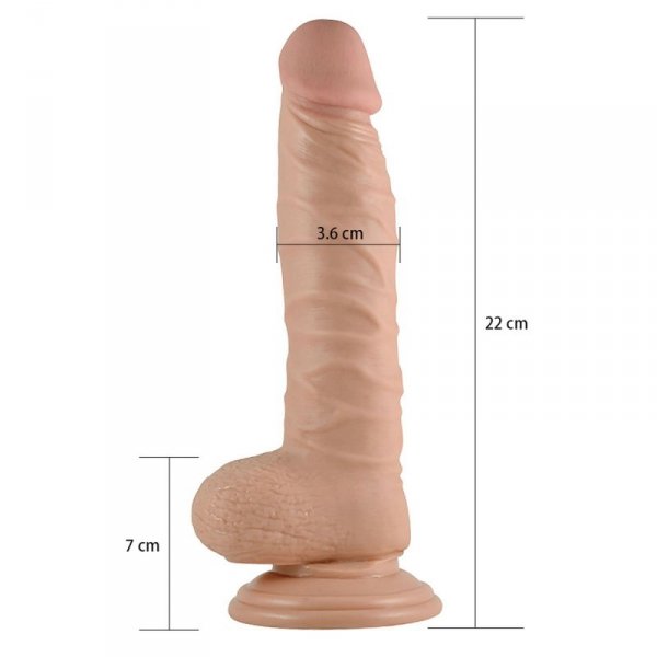 8.5&quot; Real Extreme Dildo Flesh