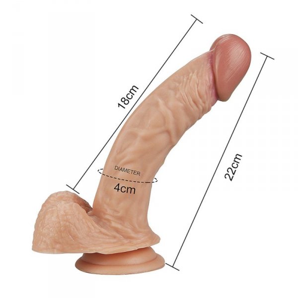 8.5&quot; Real Extreme Dildo Flesh