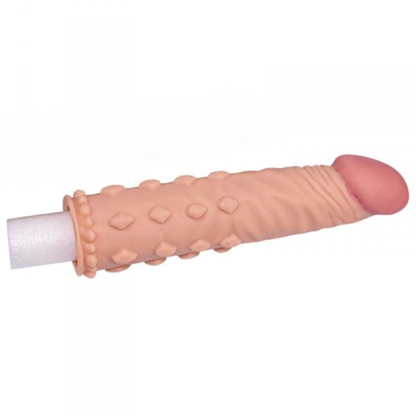Add 2&quot; Pleasure X Tender Penis Sleeve Flesh