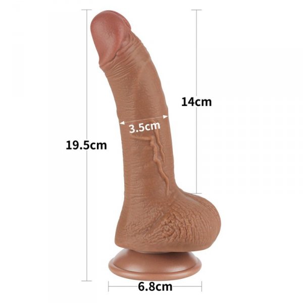 7.5&#039;&#039; Sliding Skin Dual Layer Dong Brown