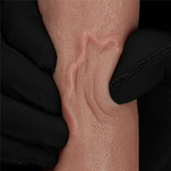 8&#039;&#039; Dual Layered Silicone Cock