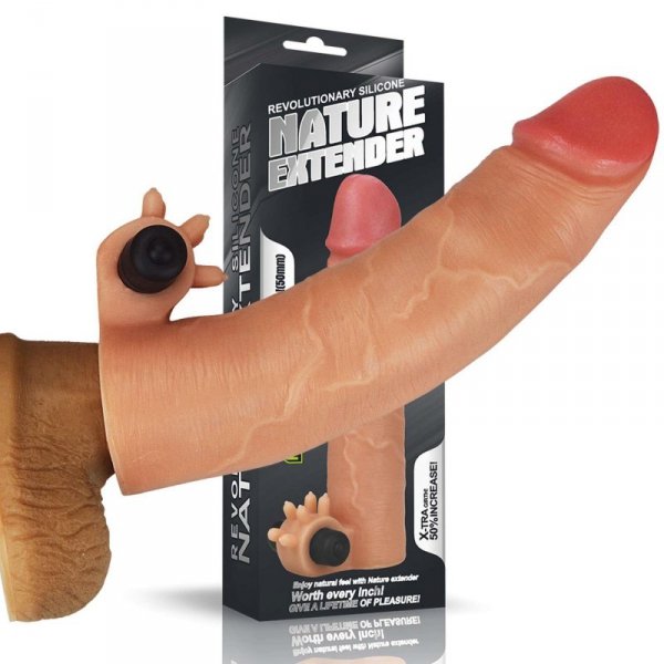 Add 2&quot; Vibrating
Silicone Extender