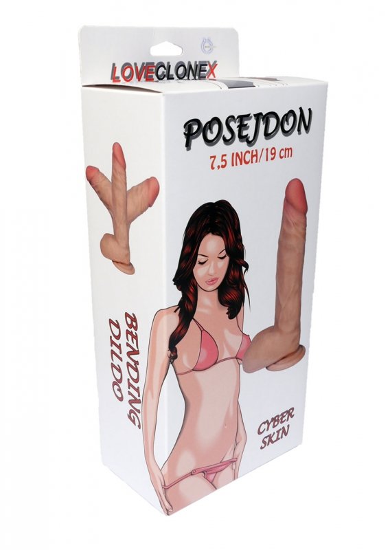 Dildo-POSEJDON-LOVECLONEX 7,5&quot;&quot;&quot;&quot;-flexible