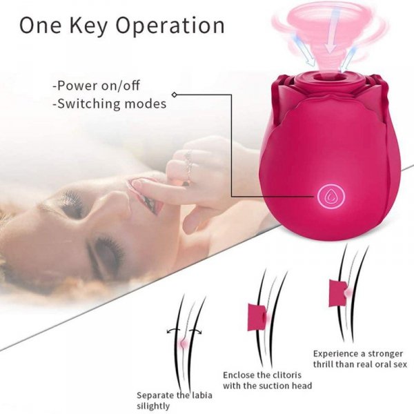 Stymulator-ROSE Massager USB 10 function