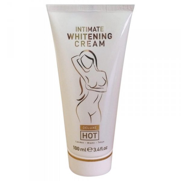 Żel/sprej-HOT Intimate Whitening Cream Deluxe 100ml do wybielania okolic intymnych