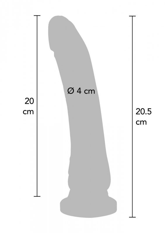 Dildo-COCK 8 INCH FLESH