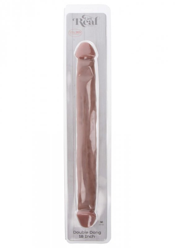 Double Dong 18 Inch Light skin tone