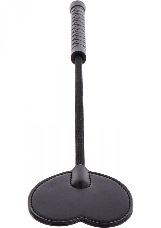 Crop Whip Heart Black