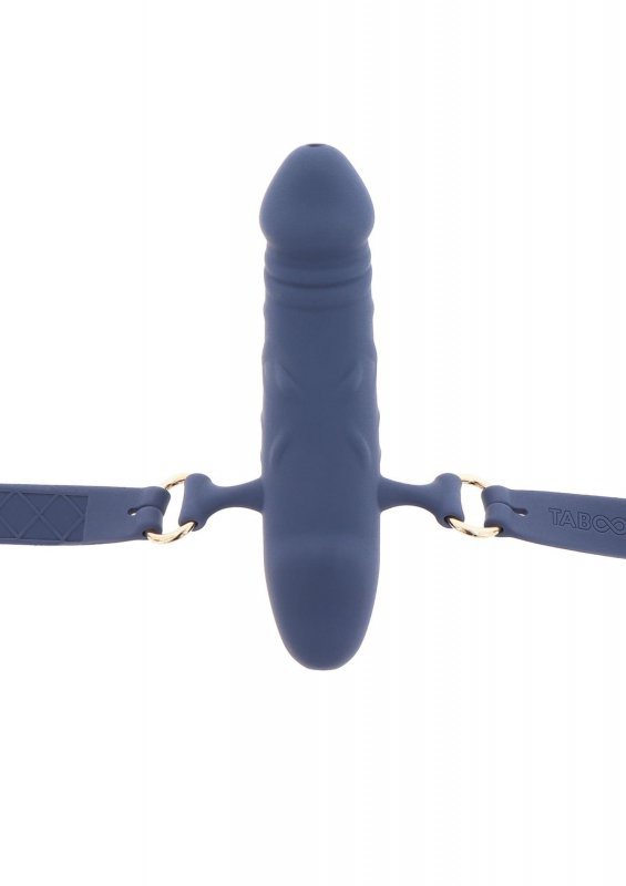Silicone Breathable Penis Gag Blue