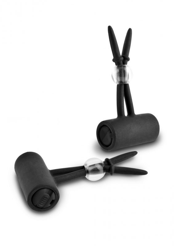 Stymulator-FFLE VIBR SILICONE NIPPLE LASSOS