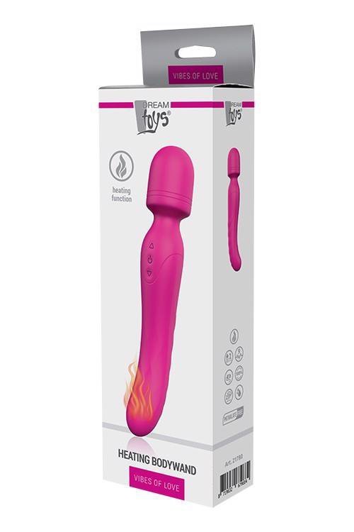 Dream Toys VIBES OF LOVE HEATING BODYWAND - podgrzewany masażer do ciała (różowy)