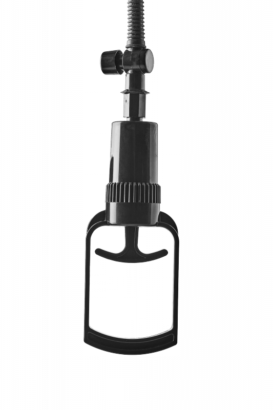 Dream Toys RAMROD DELUXE PENIS PUMP - pompka do powiększania penisa z manometrem (czarna)