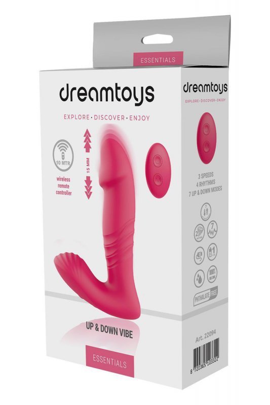 Dream Toys ESSENTIALS UP AND DOWN VIBE - wibrator (różowy)