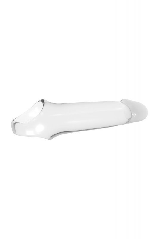 Dream Toys RAMROD 8.8 INCH EXTENDER WITH BALL STRAP - nakładka na penisa (przezroczysta)