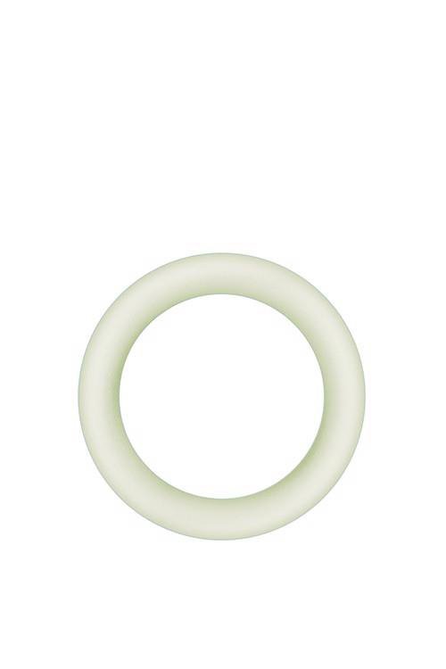 NS Novelties FIREFLY HALO SMALL CLEAR - pierścień erekcyjny (biały)