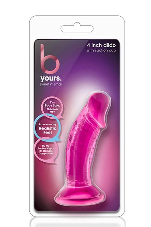 Dildo-B YOURS SWEET N SMALL 4INCH DILDO PINK