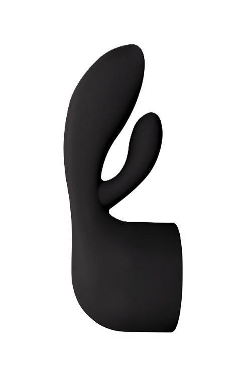 Bodywand Rabbit Attachment Black - nakładka króleczek na masażer  (czarna)