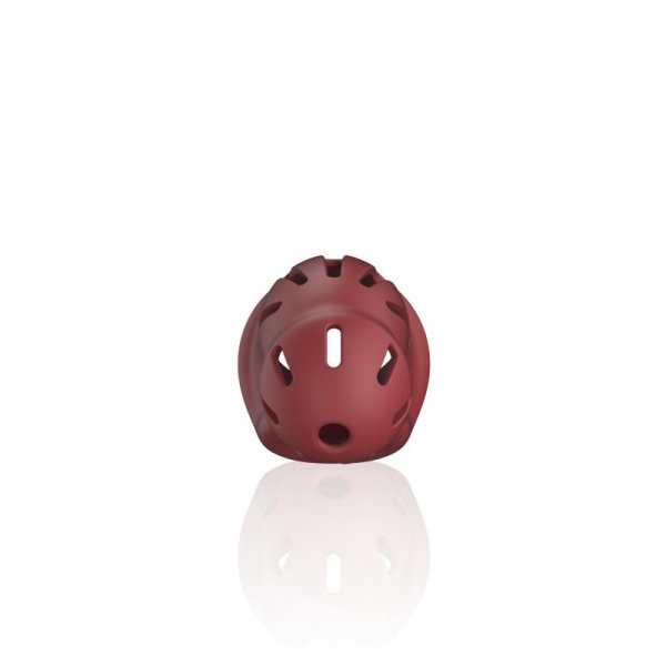 Model 28 - Ultra Soft Silicone Chastity Cage - Red