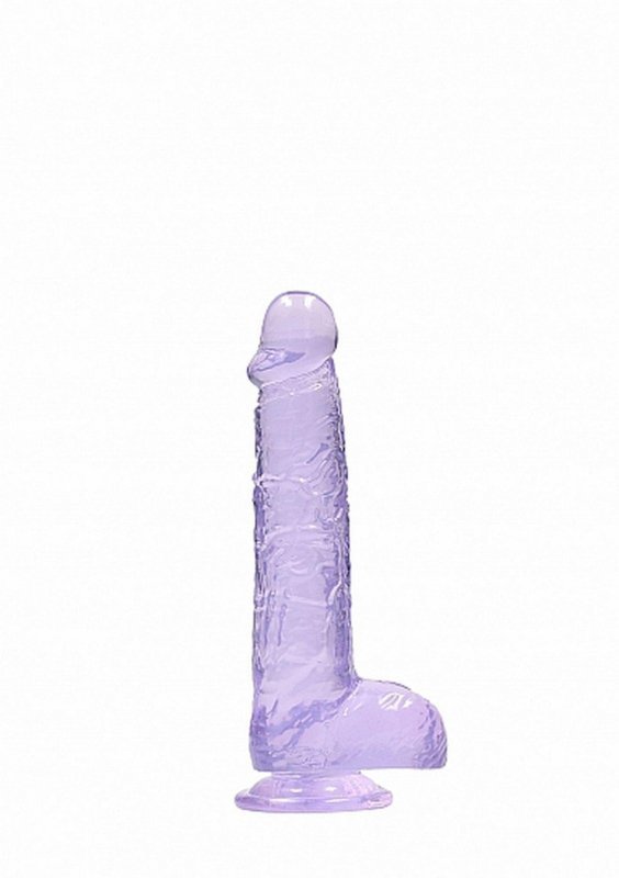6&quot; / 15 cm Realistic Dildo With Balls - Purple