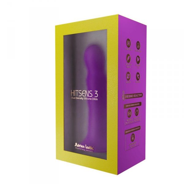 Dildo-AD.Hitsens 3 (7&quot;) Purple