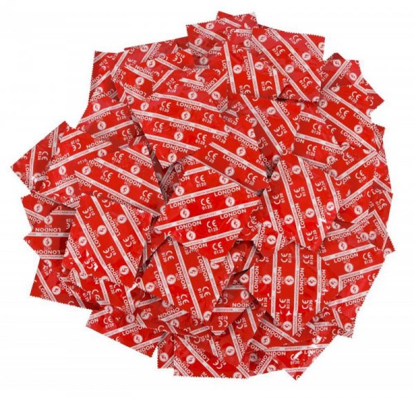 London red condoms 100 pcs.