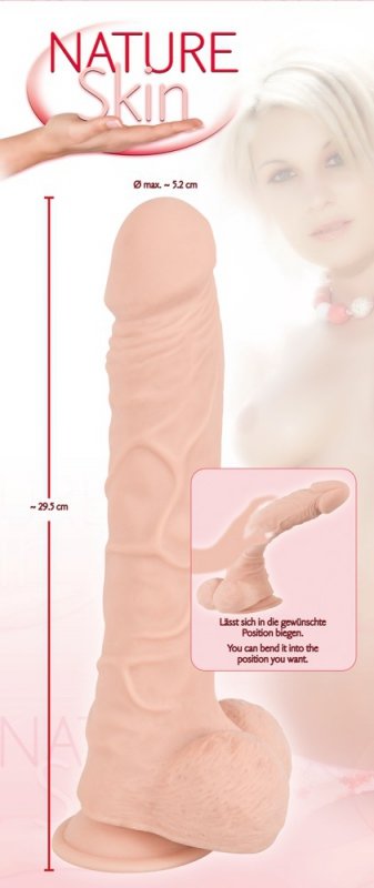 Nature Skin Large Dildo 28.5cm