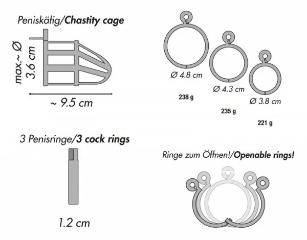 Chastity Cage Stainless Steel