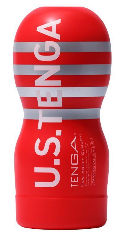 Tenga U.S. Original Vacuum Cup Regular - masturbator oralny (czerwony)