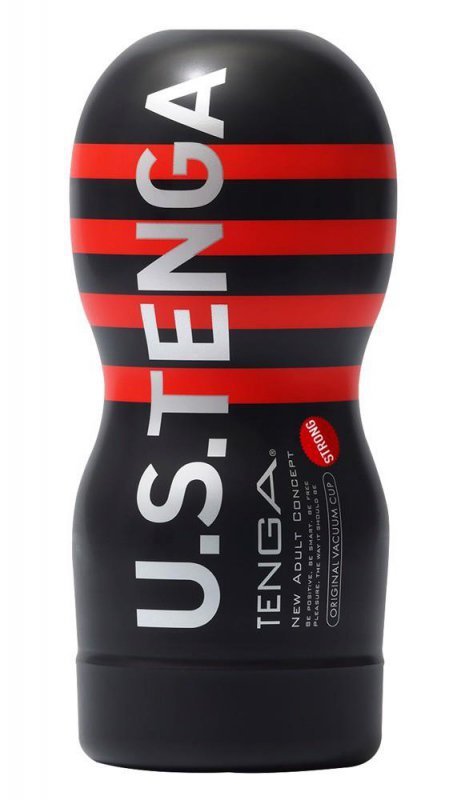 Tenga U.S. Original Vacuum Cup Strong - masturbator oralny (czarny)